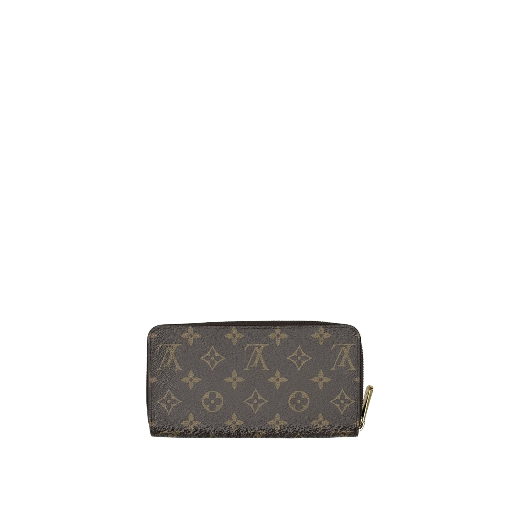 LOUIS VUITTON ZIPPER LONG WALLET MONOGRAM CANVAS