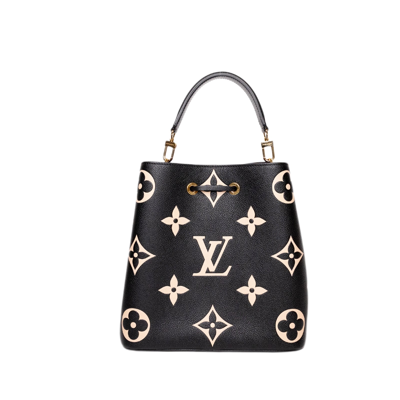 LOUIS VUITTON NEONOE BLACK LEATHER