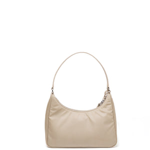 PRADA RE-EDDITION 2005 RE-NYLON SAFFIANO MINI BAG BEIGE SHW