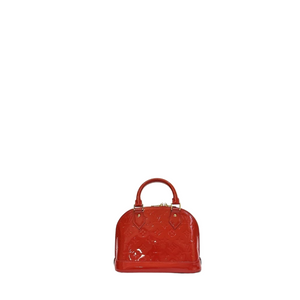 LOUIS VUITTON VERNIS ALMA BB BAG POMME D'AMOUR