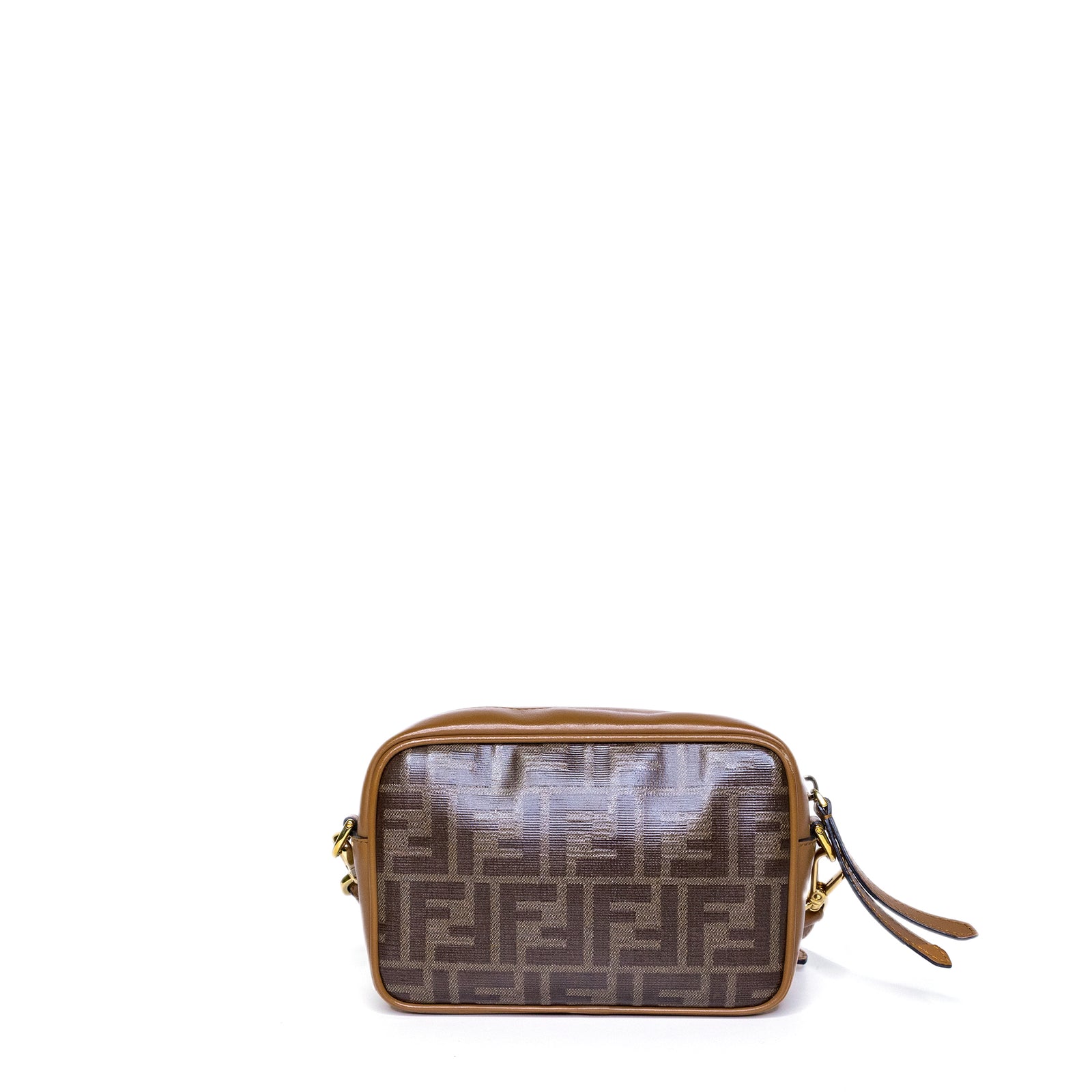 FENDI CAMERA CROSSBODY BAG BROWN GHW
