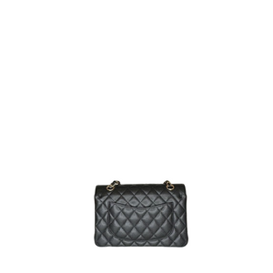 CHANEL SMALL CLASSIC FLAP CAVIAR LEATHER GHW