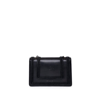 BVLGARI SERPENTI FOREVER SHOULDER BAG BLACK CALF SKIN
