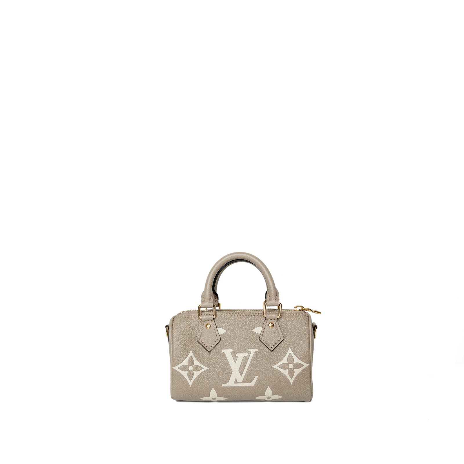 LOUIS VUITTON NANO SPEEDY MONOGRAM EMPREINTE LEATHER