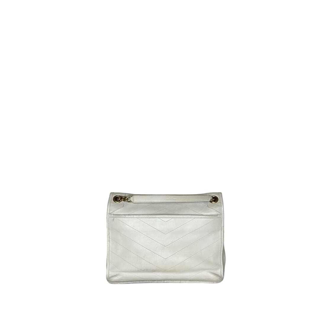 SAINT LAURENT MEDIUM NIKI WHITE GHW