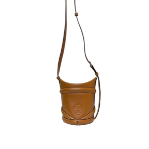 ALEXANDER MACQUEEN THE CURVE SMALL BAG TAN