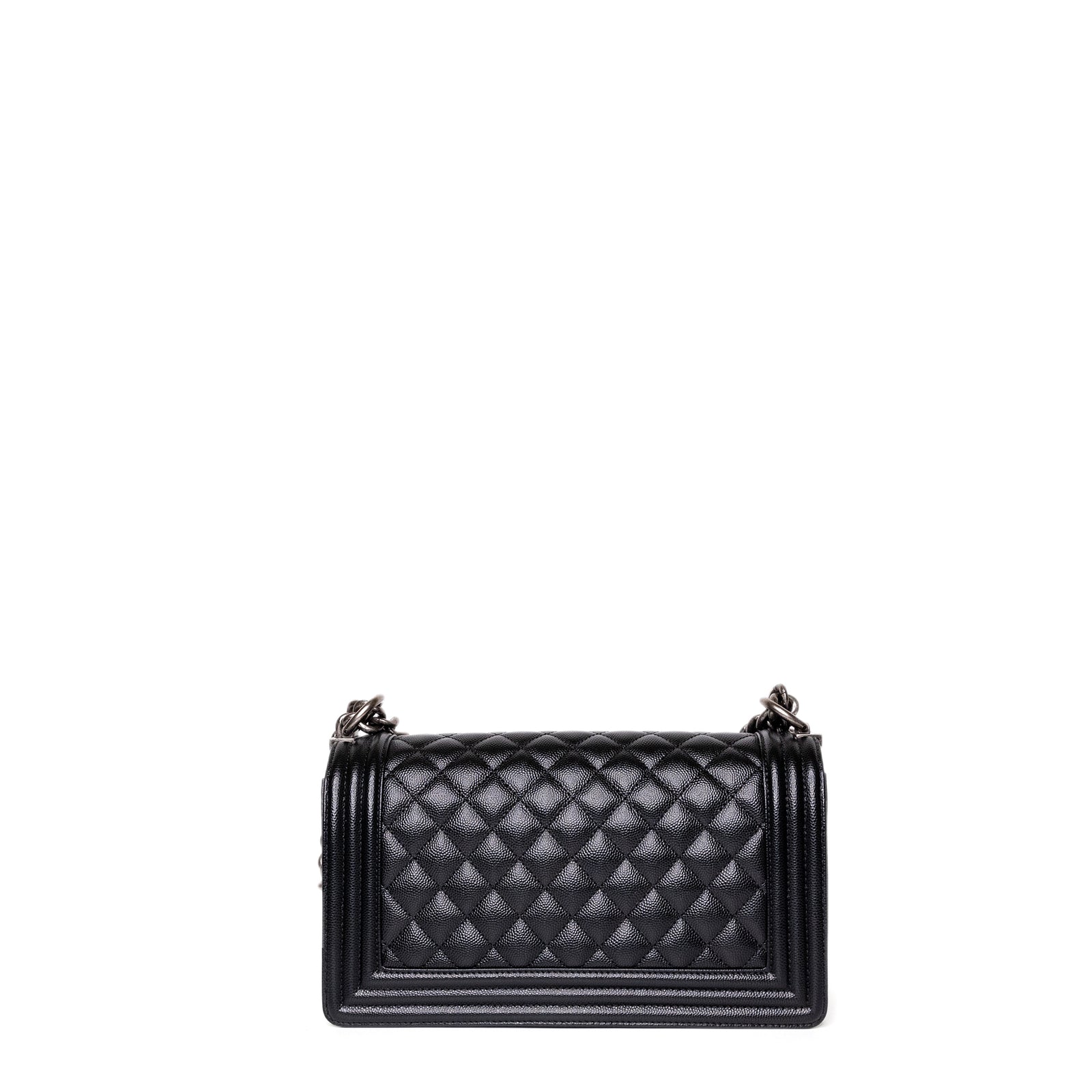 CHANEL LEBOY MEDIUM BLACK CAVIAR LEATHER GHW