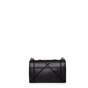 CHRISTIAN DIOR MEDIUM DIORAMA STUDDED BLACK CALFSKIN GHW