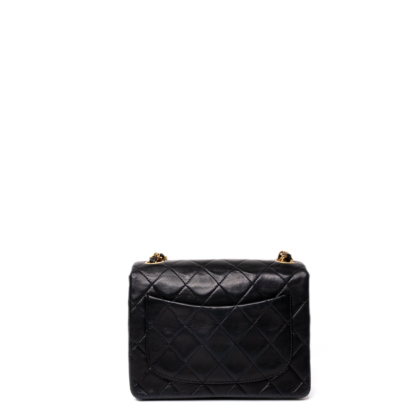 CHANEL VINTAGE CLASSIC SQUARE FLAP LAMBSKIN GHW