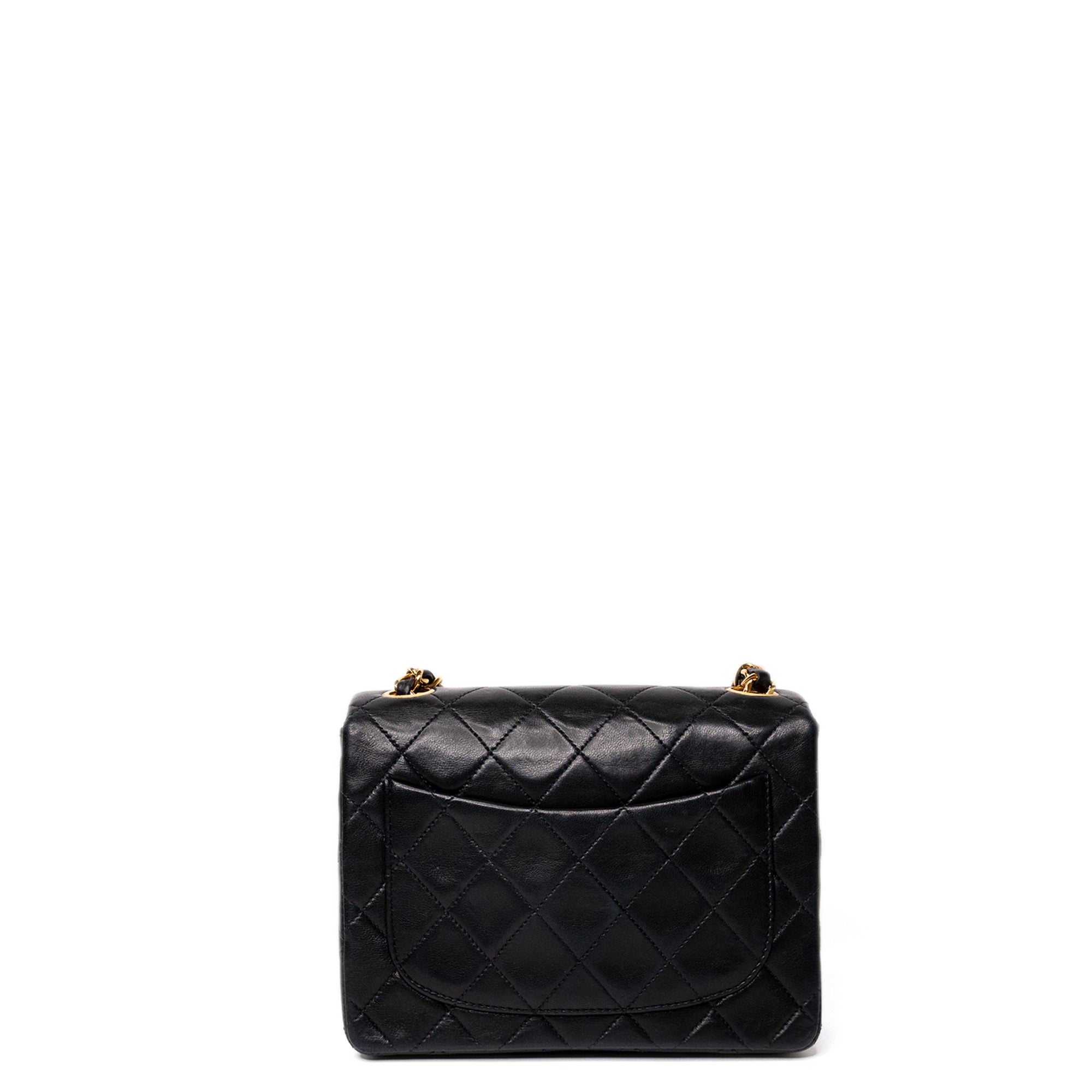 CHANEL VINTAGE CLASSIC SQUARE FLAP LAMBSKIN GHW