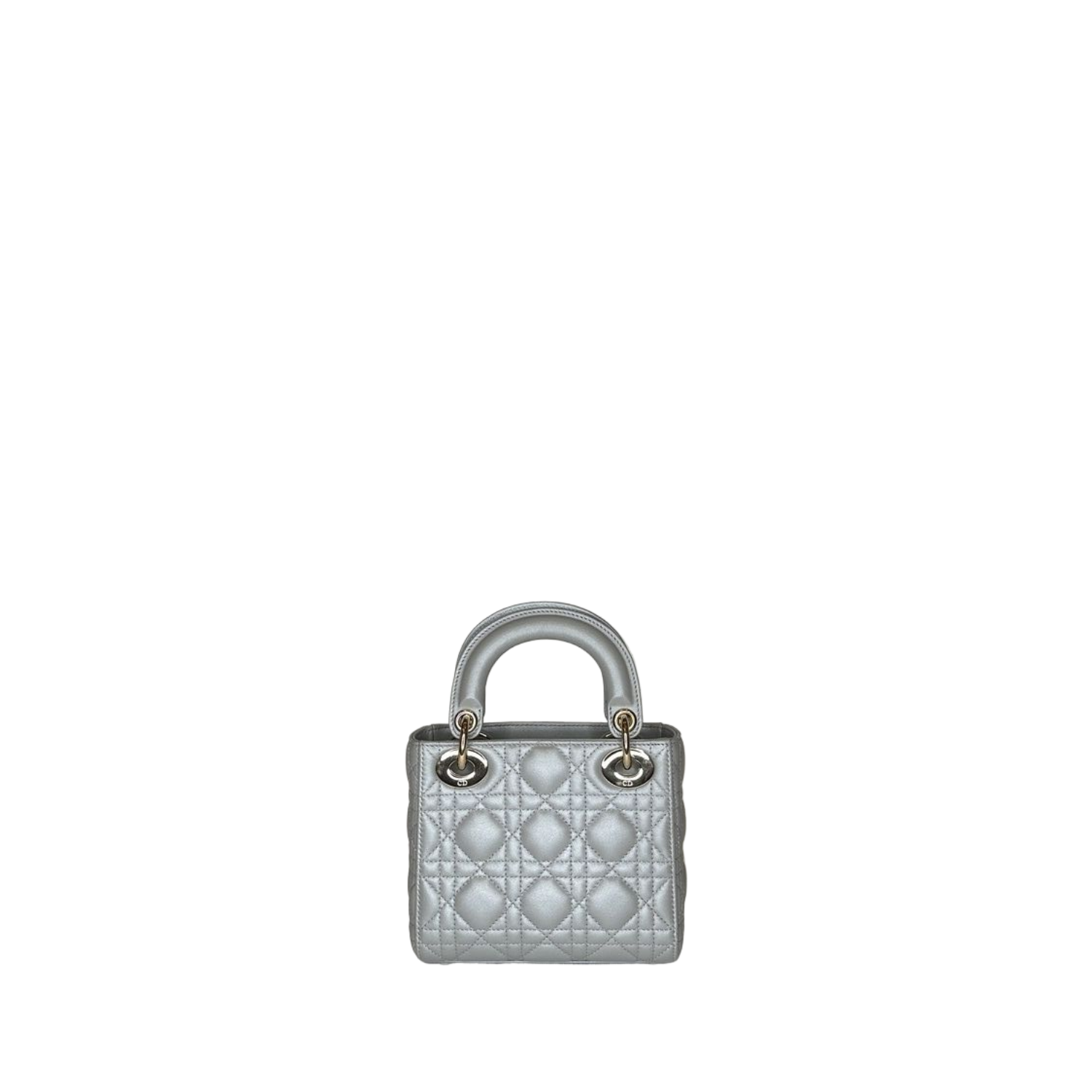 CHRISTIAN DIOR MINI LADY DIOR OPALINE GREY SHW