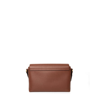 BURBERRY NOTE CROSS-BODY BAG CALFSKIN / CANVAS GHW