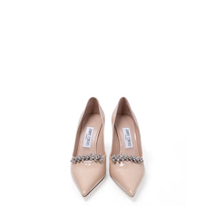 JIMMY CHOO BELINDA PUMP 90 PAT MACARON PATENT LEATHER SIZE 37