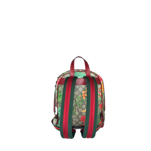 GUCCI GG SUPREME MONOGRAM TIAN WEB SMALL BACKPACK