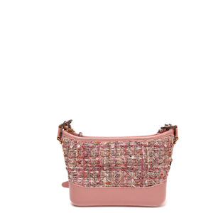 CHANEL SMALL GABRIELLE HOBO BAG TWEED/CALFSKIN MULTICOLOUR / MULTICOLOUR HARDWARE
