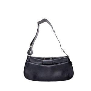 CHRISTIAN DIOR VINTAGE PUNK SHOULDER BAG BLACK SHW