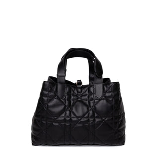 CHRISTIAN DIOR MEDIUM TOUJOURS BAG BLACK MACROCANNAGE CALFSKIN LEATHER GHW