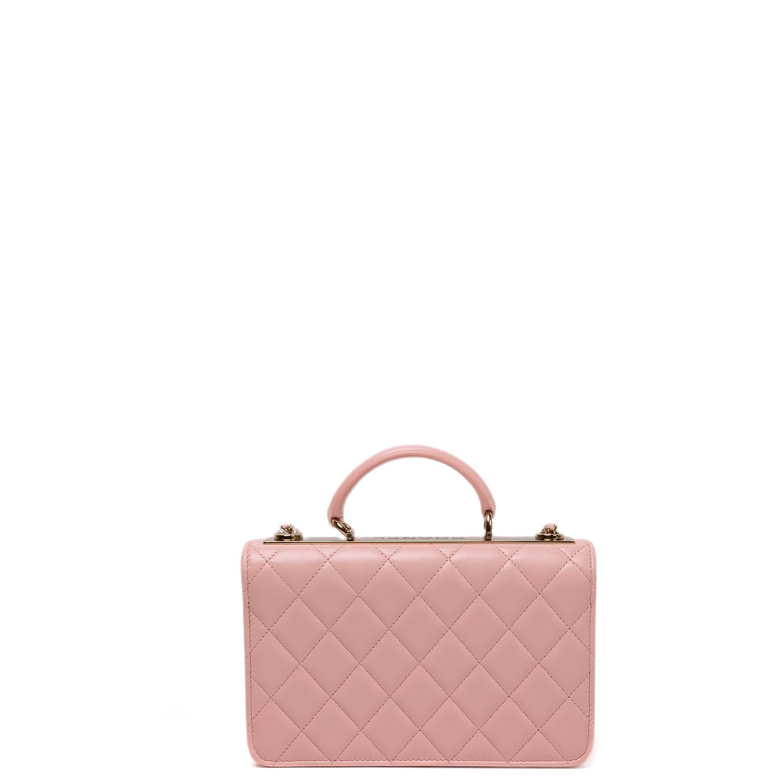 CHANEL TOP HANDLE TRENDY CC WALLET ON CHAIN (MICROCHIP)