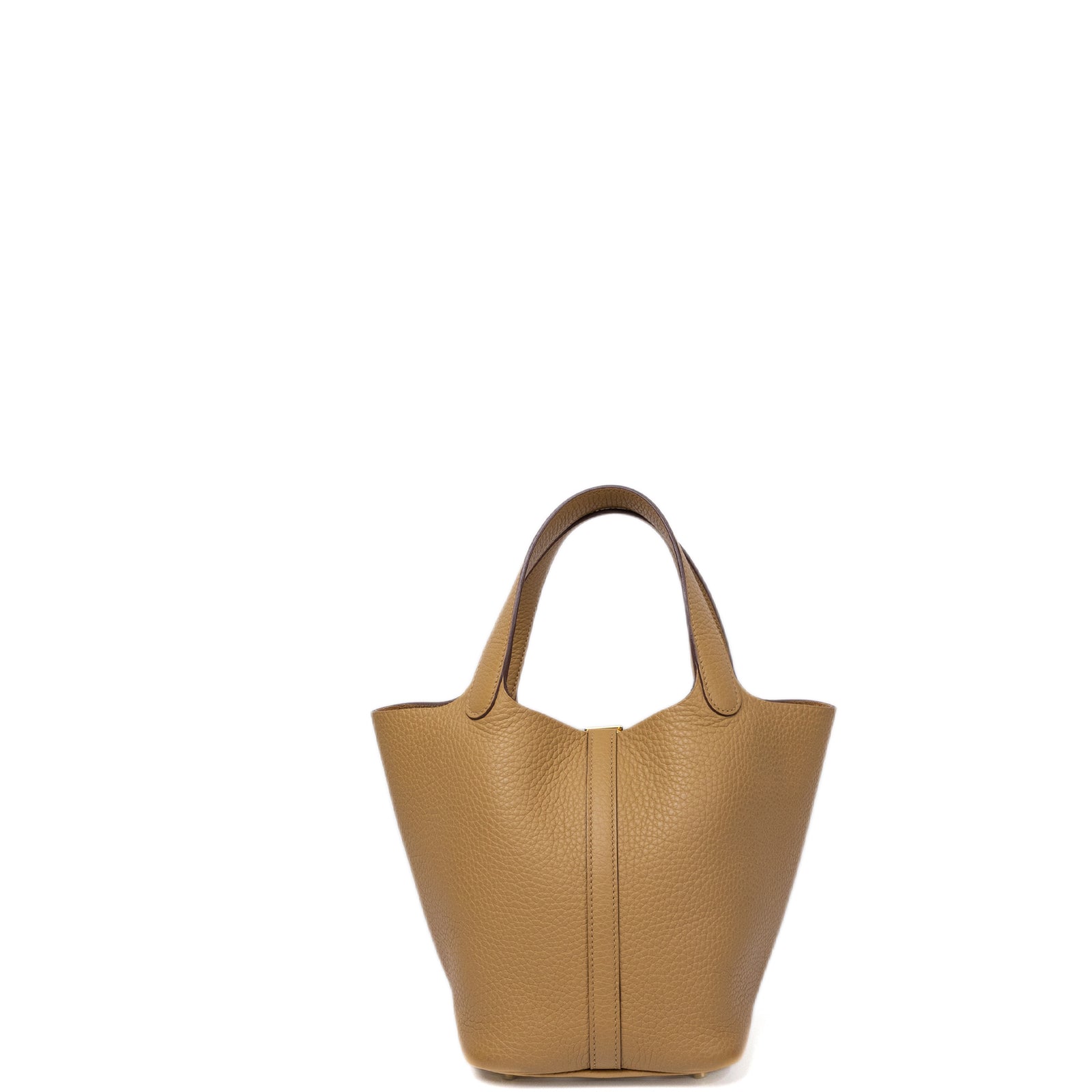 HERMES PICOTIN 18 LOCK BAG BAG CLEMENCE BISCUIT GHW STAMP K