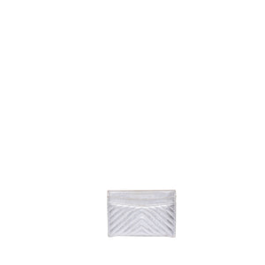 CHANEL CARD HOLDER SILVER