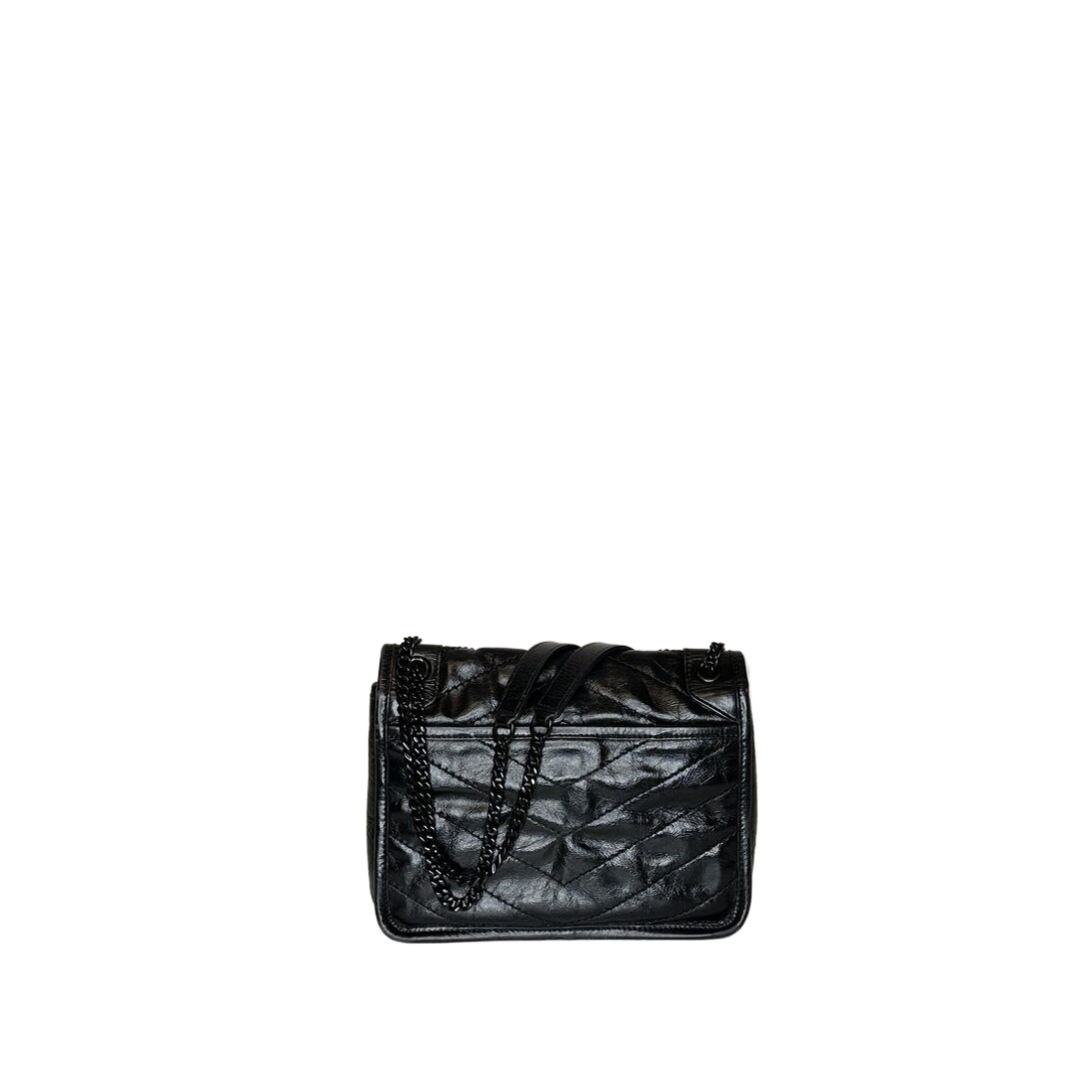 SAINT LAURENT BABY NIKI BAG CALFSKIN SO BLACK