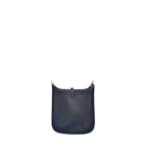 HERMES MINI EVELYN  BLUE NUIT GHW STAMP Z