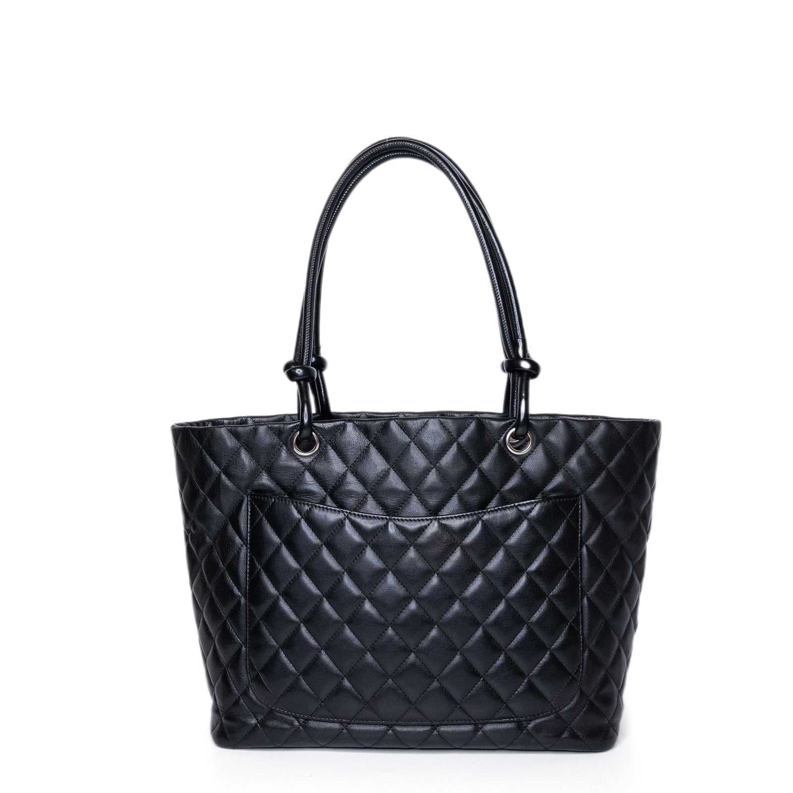 CHANEL CAMBON LINE TOTE BAG CALFSKIN SHW