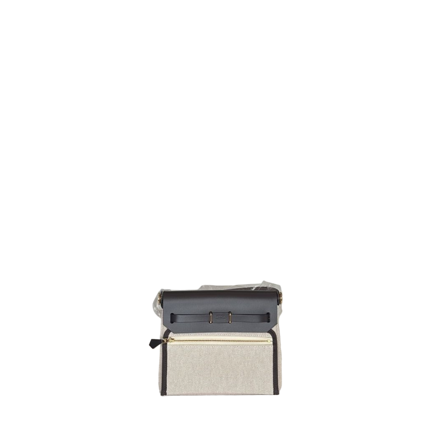 HERMES MINI HERBAG BEIGE EBENE GHW STAMP W