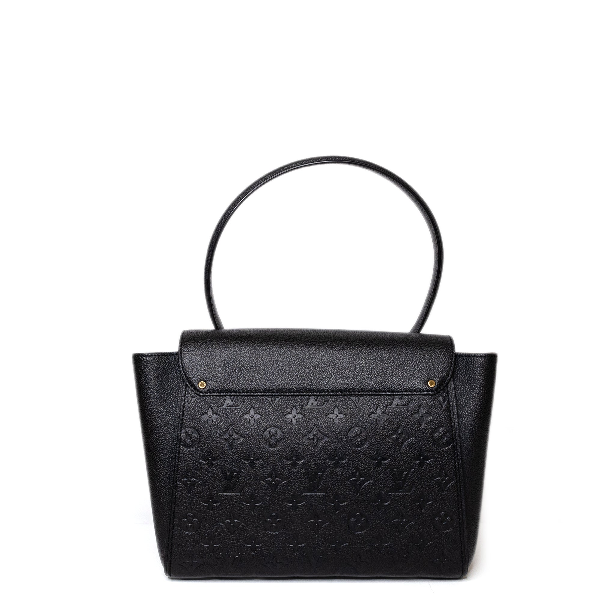 LOUIS VUITTON EMPREINTE TROCADERO SHOULDER BAG  BLACK GHW