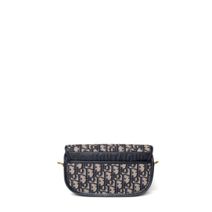 CHRISTIAN DIOR EAST-WEAT BOBBY BAG BLUE DIOR OBLIQUE JACQUARD