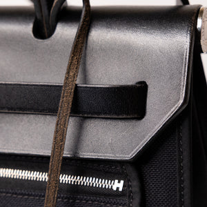 HERMES HERBAG 31 BLACK SHW STAMP T