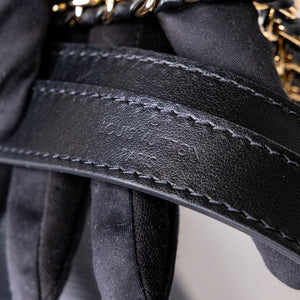LOUIS VUITTON MINI DAUPHINE BLACK EPI LEATHER GHW