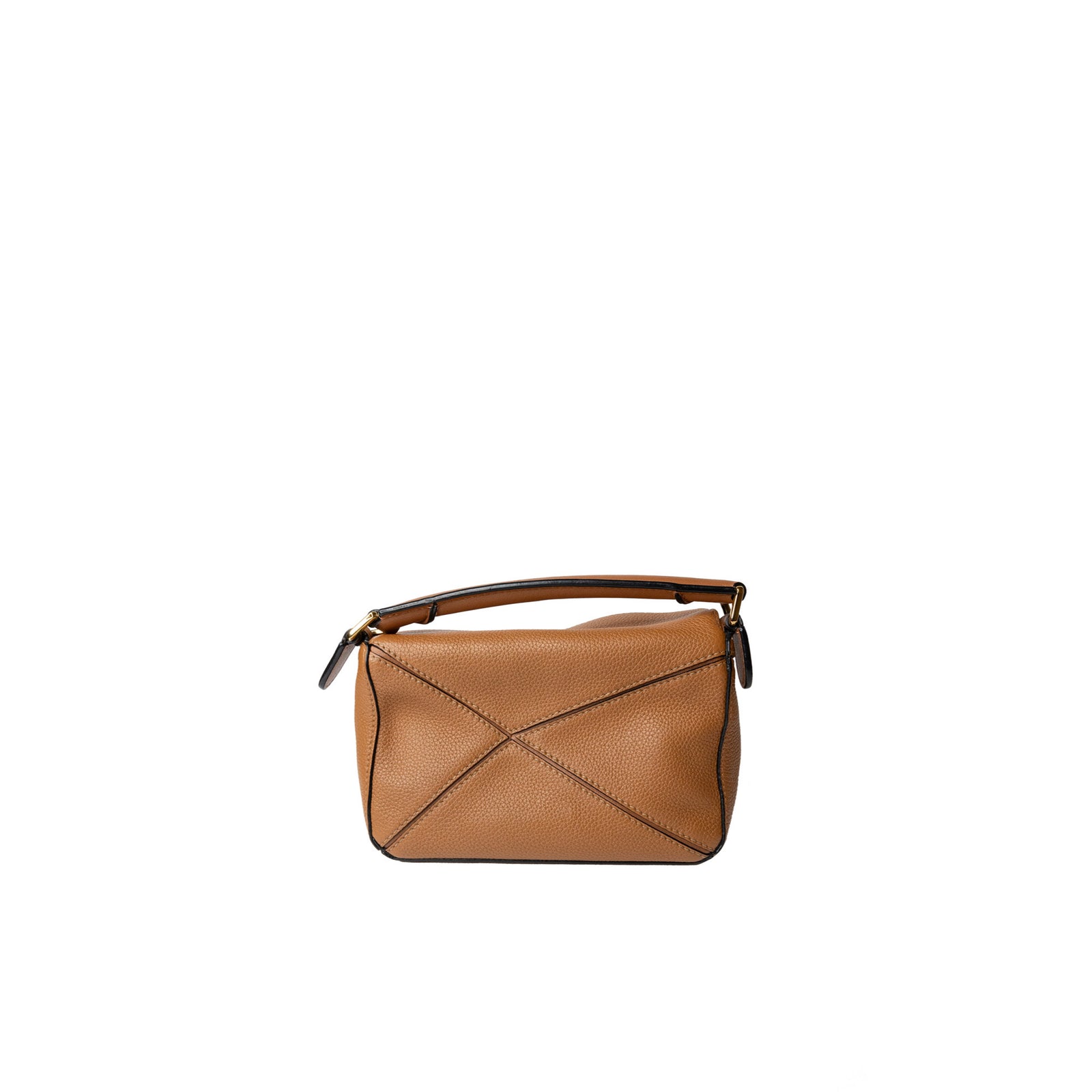 LOEWE MINI PUZZLE BAG CALFSKIN TAN