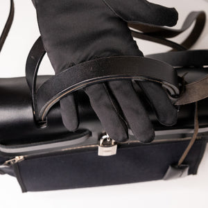 HERMES HERBAG 31 BLACK SHW STAMP T