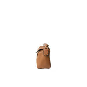 LOEWE MINI PUZZLE BAG CALFSKIN TAN