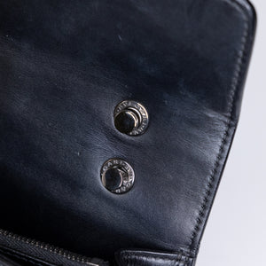 BVLGARI SERPENTI FOREVER SHOULDER BAG BLACK CALF SKIN