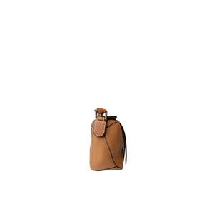 LOEWE MINI PUZZLE BAG CALFSKIN TAN