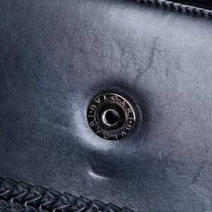 BVLGARI SERPENTI FOREVER SHOULDER BAG BLACK CALF SKIN