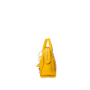 BALENCIAGA SMALL CLASSIC CITY CROSSBODY BAG YELLOW GHW
