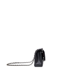 CHANEL CLASSIC FLAP MEDIUM BLACK CAVIAR LEATHER SHW