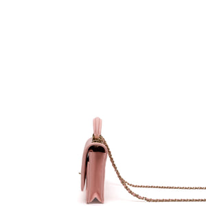 CHANEL TOP HANDLE TRENDY CC WALLET ON CHAIN (MICROCHIP)