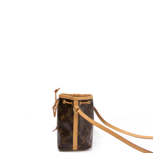 LOUIS VUITTON NANO NOE MONOGRAM CANVAS GHW