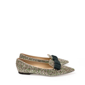 JIMMY CHOO GALA PEPPERMINT FLAT SIZE 37
