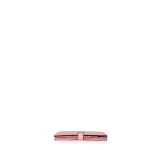 HERMES BEARN LONG WALLET CHEVRE MYSORE 3Q ROSE SAKURA SHW STAMP T