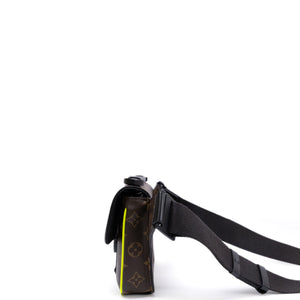 LOUIS VUITTON S LOCK SLING BAG MONOGRAM CANVAS BLACK HARDWARE