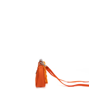 PRADA MINI HOBO NYLON ORANGE SHW