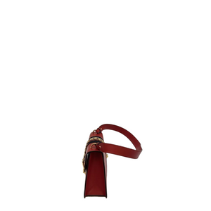 GUCCI SMALL SYLVIA BAG RED GHW