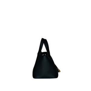 HERMES PICOTIN LOCK 18 BLACK GHW STAMP K