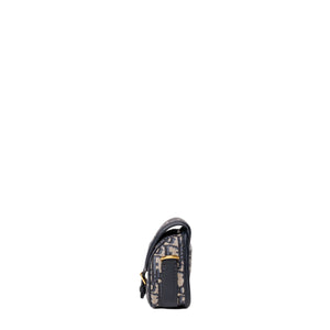 CHRISTIAN DIOR EAST-WEAT BOBBY BAG BLUE DIOR OBLIQUE JACQUARD