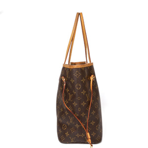 LOUIS VUITTON NEVERFULL MM MONOGRAM CANVAS GHW